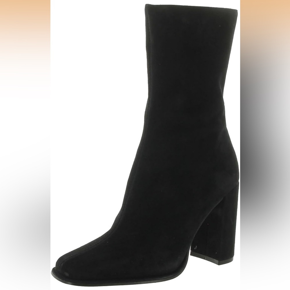 Steve Madden  Lockwood Black suede heeled Boots